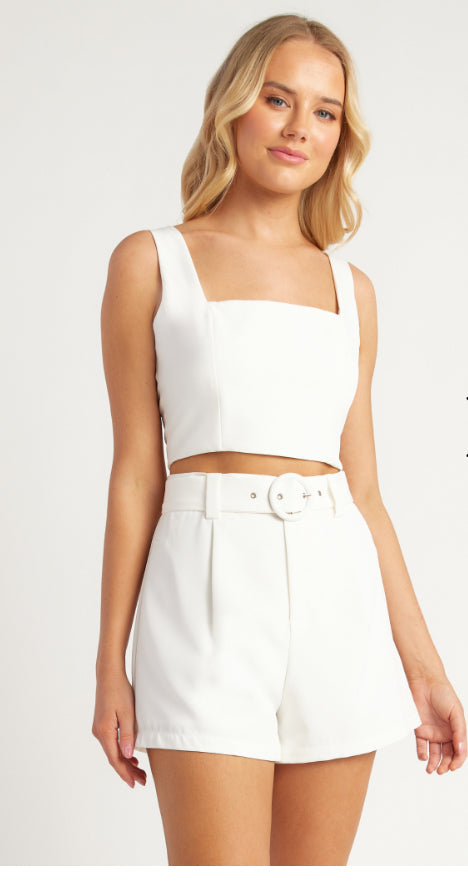 Harlow Square Neckline Top and Shorts Set